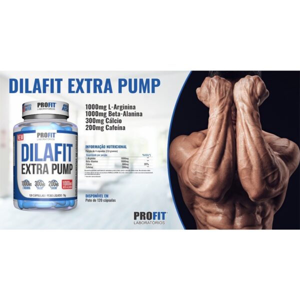 Dilafit Extra Pump 120 Cápsulas - Profit - Imagem 8