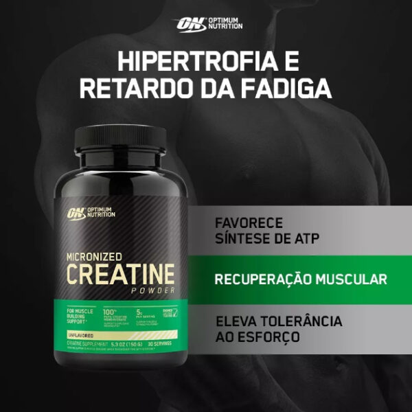 Creatina 300g - Optimum Nutrition (creatine 100% pura) - Imagem 4