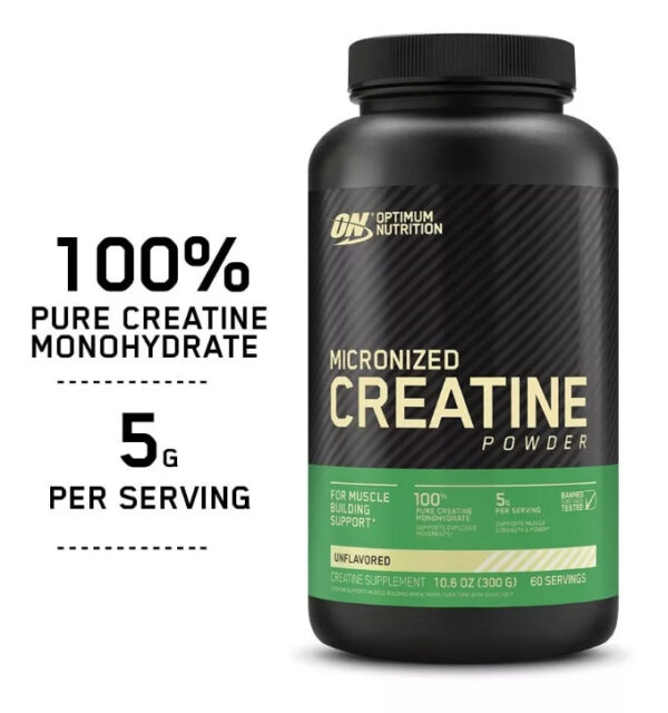 Creatina 300g - Optimum Nutrition (creatine 100% pura) - Imagem 3