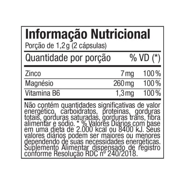 Zma 500Mg - 90 Cáps - Ftw - Imagem 2