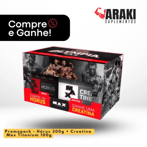 Horus 300g + Creatina 100g - Max Titanium