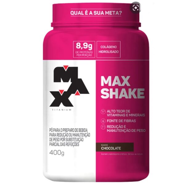 Shake Emagrecedor - Max Shake 400G - Max Titanium *QUEIMA DE ESTOQUE*