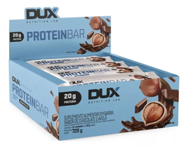 Protein Bar - Display C/ 12un 60g - Dux (Barrinha com 20g de Proteína) - Imagem 2