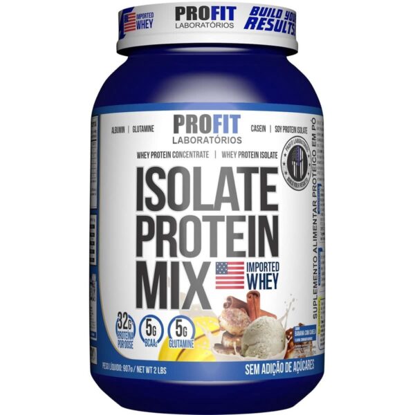 Whey Isolate Protein Mix Pote 907G (26g proteínas por dose) - Profit - Imagem 2