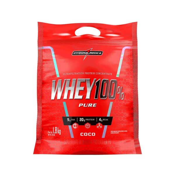 Whey 100% Pure Refil 900g - Integralmedica - Imagem 3