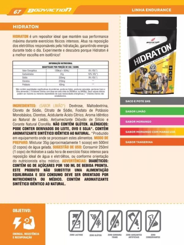 Hidraton 1Kg Saco - Body Action - Imagem 4