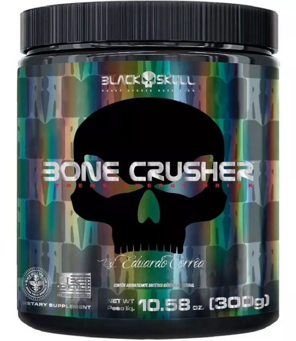 Bone Crusher 300g (30 doses) - Black Skull  (Mês 06/25)