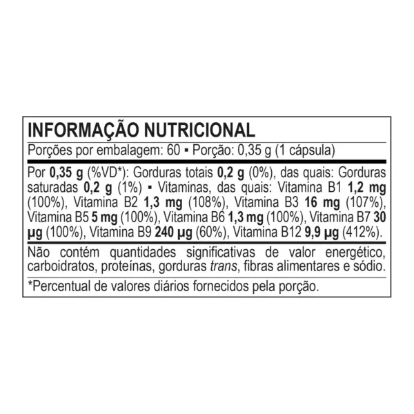 COMPLEXO B (60 CáPSULAS) - BODY ACTION - Imagem 2