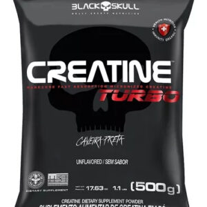Creatine Turbo 500g Refil (Val. 07/25) Black Skull