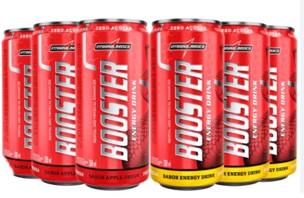 Booster Energy Drink (pack C/ 6) Integralmedica *QUEIMA DE ESTOQUE 50%OFF*
