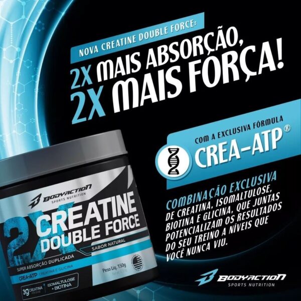 Creatine Double Force 150g *03/2026* Bodyaction - Imagem 4
