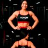 TOP FEMININO ALÇA FINA (TECIDO SUPLEX AVELUDADO) VENOM - Imagem 2