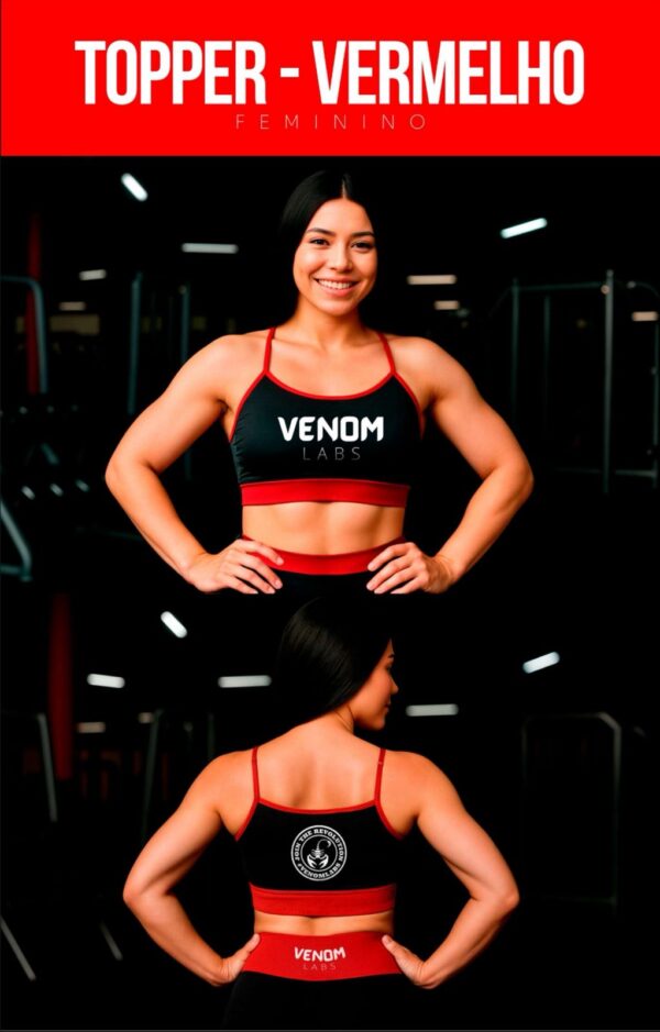 TOP FEMININO ALÇA FINA (TECIDO SUPLEX AVELUDADO) VENOM - Imagem 2