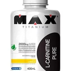 L-carnitina Pure 400ml - Max Titanium