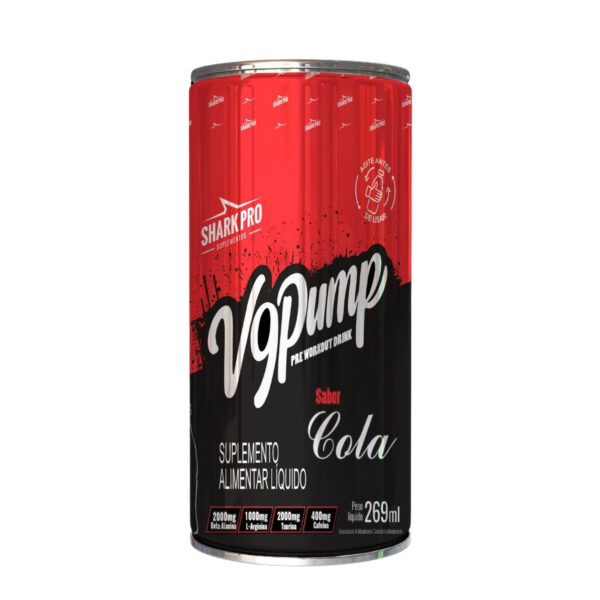 V9 DRINK (Pré treino enlatado) 269ml - Shark Pro - Imagem 5