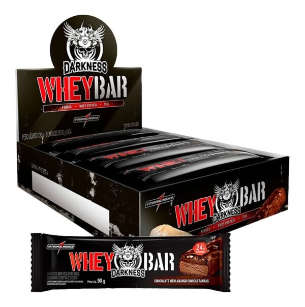 Dark Bar Caixa C/ 8 Barras Sabores Integralmedica