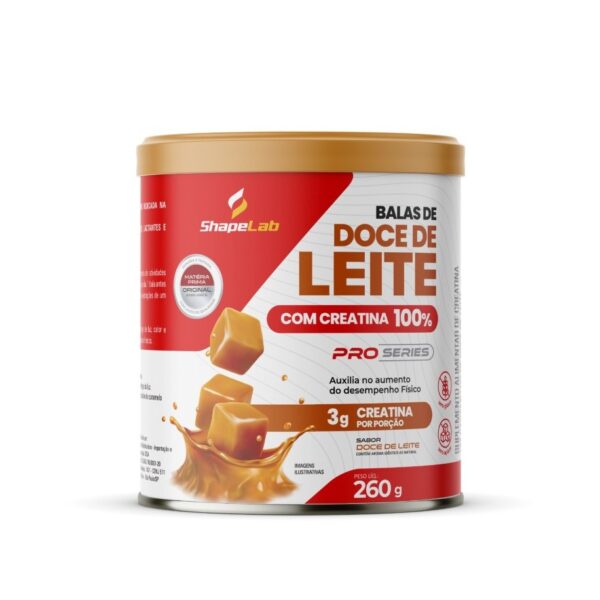 Creatina em Balas de Doce de Leite (3g em cada 2 balas) 40 balas- Shape Lab