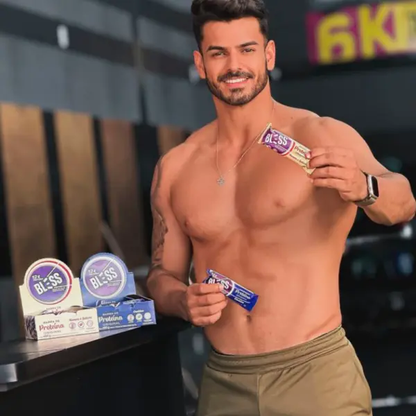 BLESS Caixa com 12 UNID. de 40g (12g de Proteína por barra) ZERO AÇÚCAR *Mesma da Growth* - Imagem 2