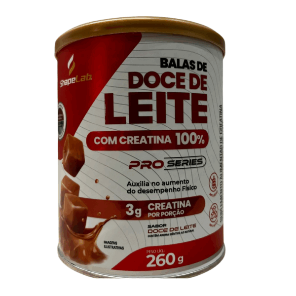 Creatina em Balas de Doce de Leite (3g em cada 2 balas) 40 balas- Shape Lab - Imagem 3