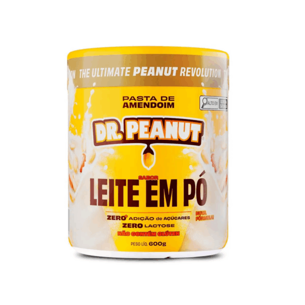 Dr. Peanut 600g - Pasta de amendoim (Sabor DOCE DE LEITE E LEITE EM PÓ EM PROMOÇÃO) - Imagem 3