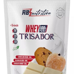 Whey Protein 100% Pure Trisabor Refil 900g.(3 sachês de 300g com cada sabor) - Absolut