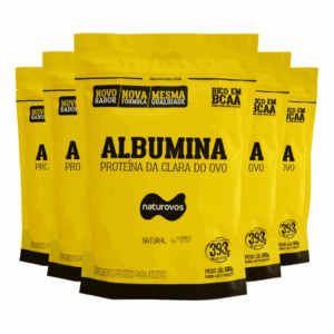 Albumina Refil Naturovos (clara do ovo - 78% concentração) 420g *val. 12/25*