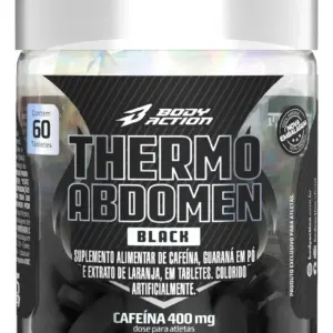 Thermo Abdomen Black 60 Comprimidos (420mg cafeína/ dose) Bodyaction