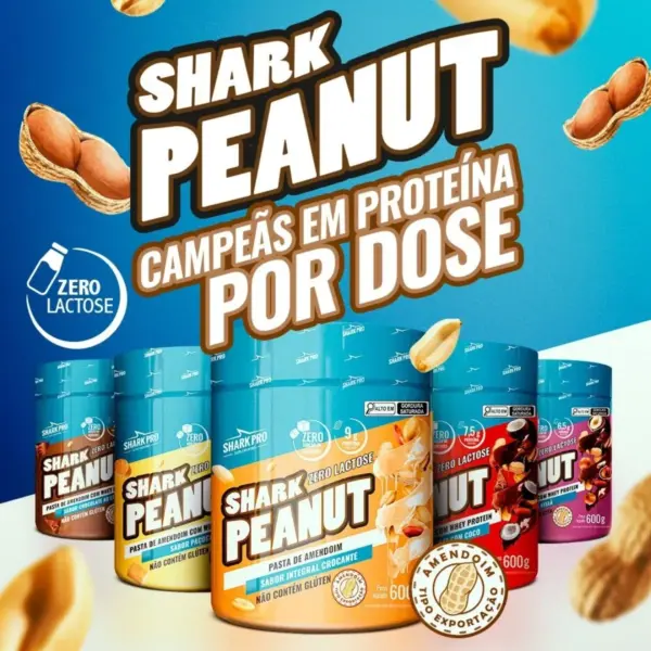 SUPREME WHEY 100% + Pasta Amendoim 600g Shark Pro - Imagem 2