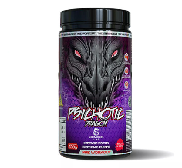 Pré Treino Psichotic Dragon - 500g Demons Lab