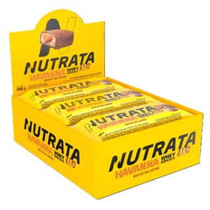 Whey Grego Bar Caixa 12unid - Nutrata Barra de Proteina (Doce de Leite Havanna) *QUEIMA DE ESTOQUE*