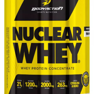 Whey Protein Concentrado Nuclear 900g Val. 11/25 (Formula Exclusiva c/ Arginina + Taurina + Tirosina + Boro) Tri-pump