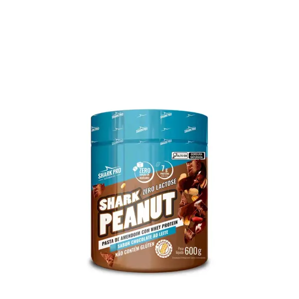 Shark Peanut Zero Lactose 600g (pasta de amendoim gourmet) *Val. 09/25* - Imagem 2