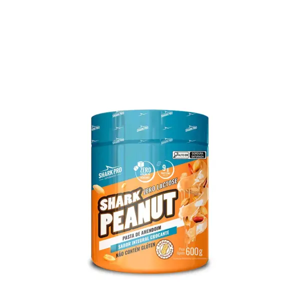 Shark Peanut Zero Lactose 600g (pasta de amendoim gourmet) *Val. 09/25* - Imagem 9