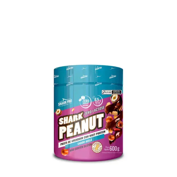 Shark Peanut Zero Lactose 600g (pasta de amendoim gourmet) *Val. 09/25* - Imagem 7