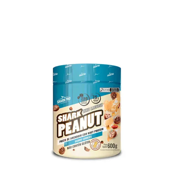 Shark Peanut Zero Lactose 600g (pasta de amendoim gourmet) *Val. 09/25* - Imagem 6