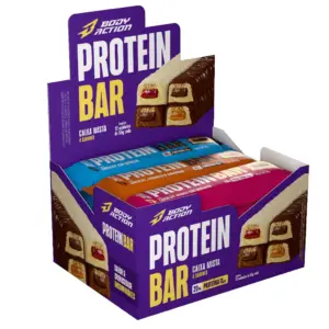 Protein Crisp Bar Proteina Sabores (Caixa c/ 12 Und) Bodyaction