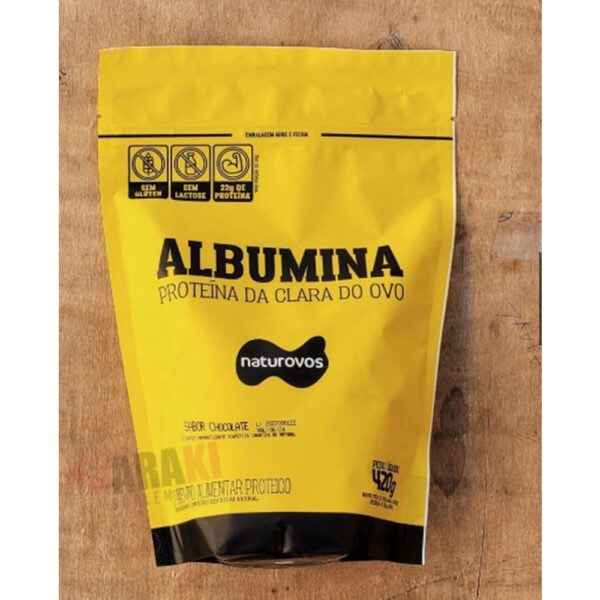 Albumina Refil Naturovos (clara do ovo - 78% concentração) 420g *val. 12/25* - Imagem 5