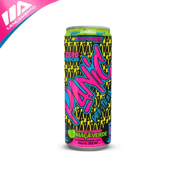 PANIC ENERGY - PRÉ TREINO ENLATADO (UNIDADE) 355ml - Adaptogen - Imagem 4