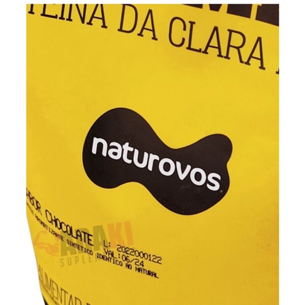 Albumina Refil Naturovos (clara do ovo - 78% concentração) 420g *val. 12/25* - Imagem 2