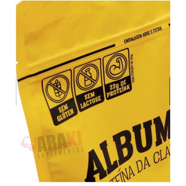 Albumina Refil Naturovos (clara do ovo - 78% concentração) 420g *val. 12/25* - Imagem 3