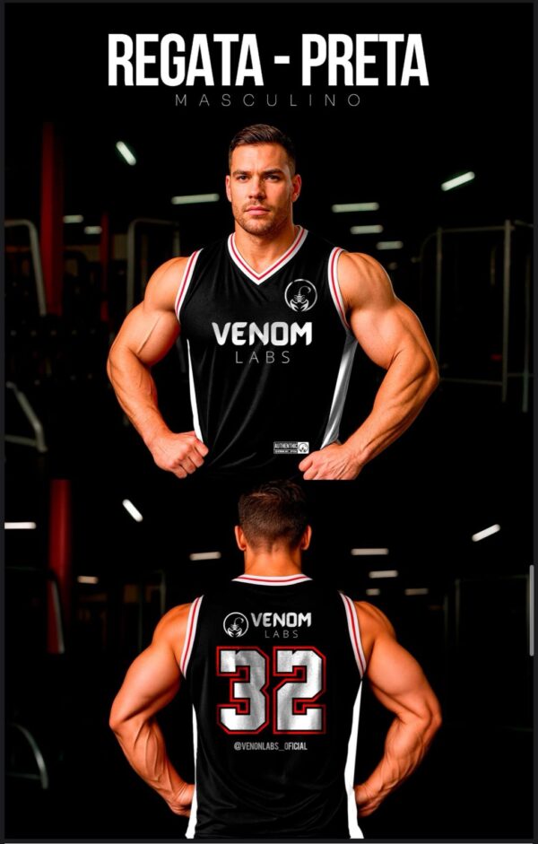 REGATA BASQUETEIRA DRY FIT - VENOM LABS - Imagem 2