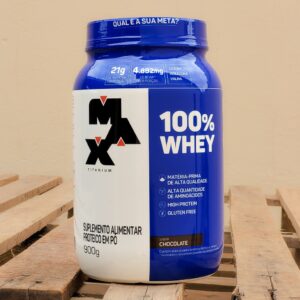 100% Whey Protein (Pote) 900g - Max Titanium