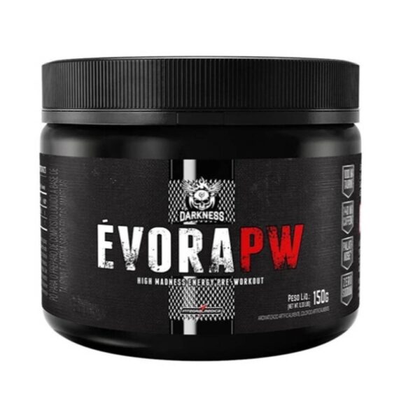 Pré Treino Évora Pw 150G Darkness Nova Formula Beta Alanina (QUEIMA DE ESTOQUE 10/25)