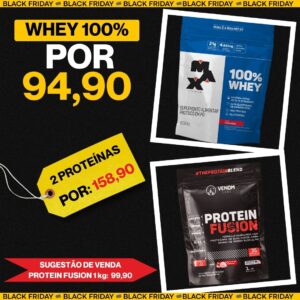 Promo Kit 2 proteinas Protein Fusion 900 Refil  + Whey 100% 900g Refil Max