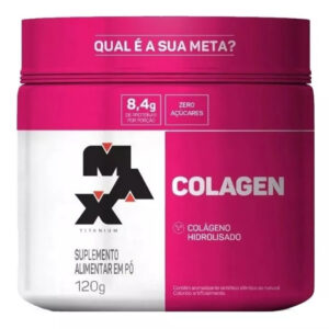 Colágen Em Pó Pote 120g - Max Titanium