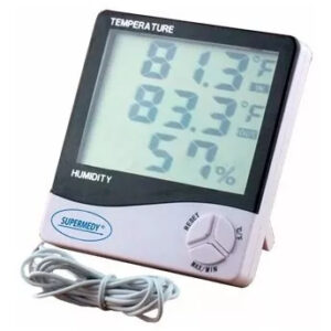 Termohigrometro com cabo - Supermedy