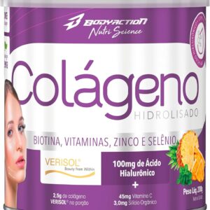 Colágeno hidrolisado VERISOL + ct-1 (ácido hialurônico) 200g 20 DOSES - Body Action
