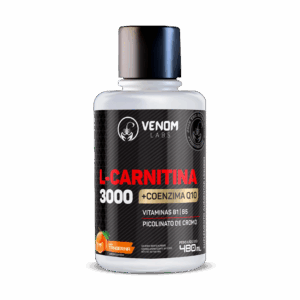 L-CARNITINA + COq10 3000mg (cromo e vitaminas b1 e b5) 480ml- VENOM LABS