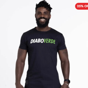Camiseta Dry-Fit Preta - Diabo Verde