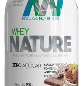 Whey 100% Concentrado Zero Açucar 900G - Natures Nutrition